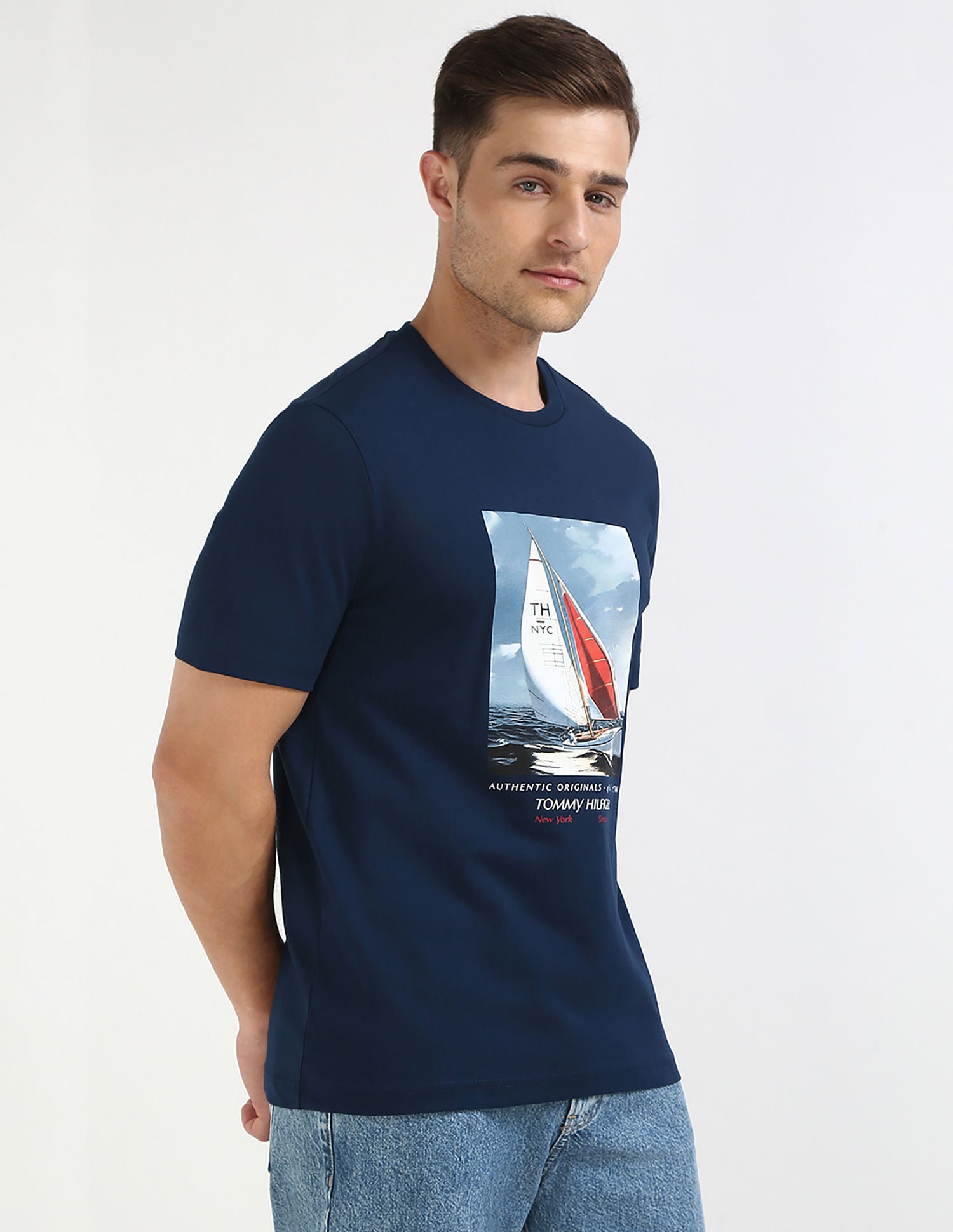 Tommy Hilfiger Printed Regular Fit T-Shirt