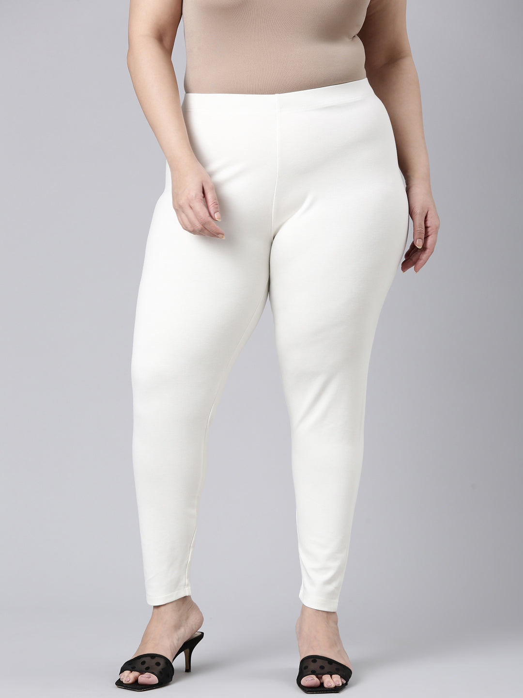 White Ponte Smart Fit Leggings