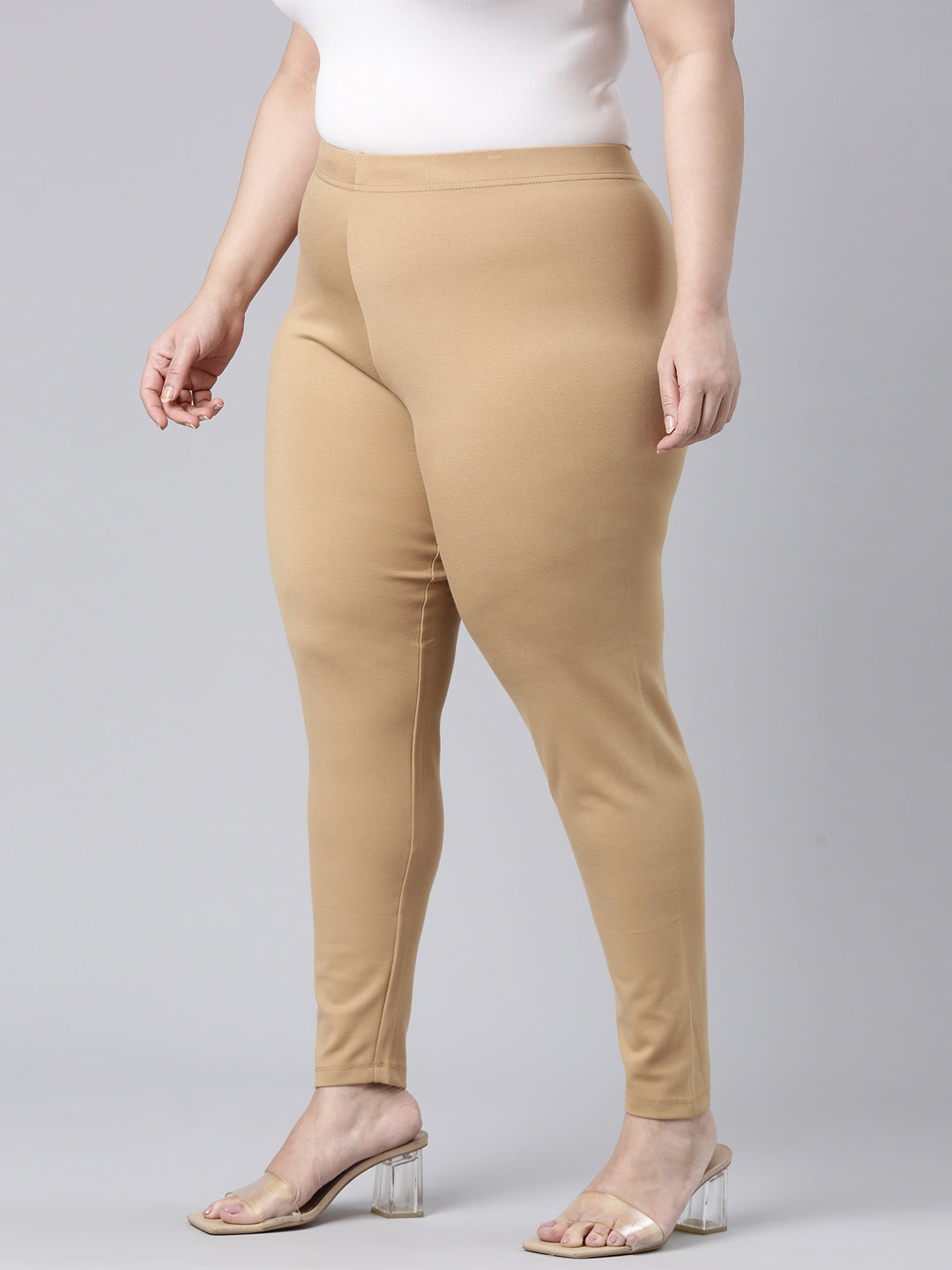 Wheat Ponte Smart Fit Leggings