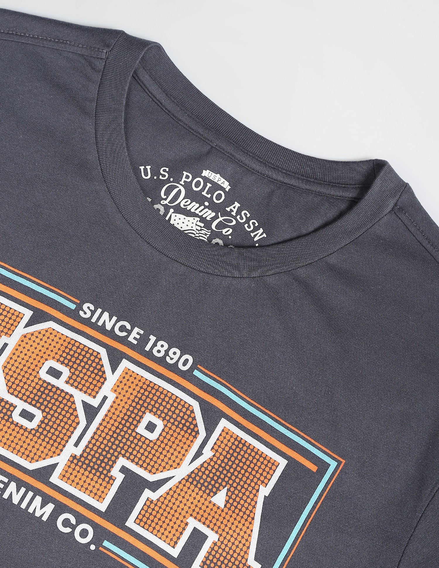 U.S. Polo Assn. Denim Co. Crew Neck Cotton T-Shirt