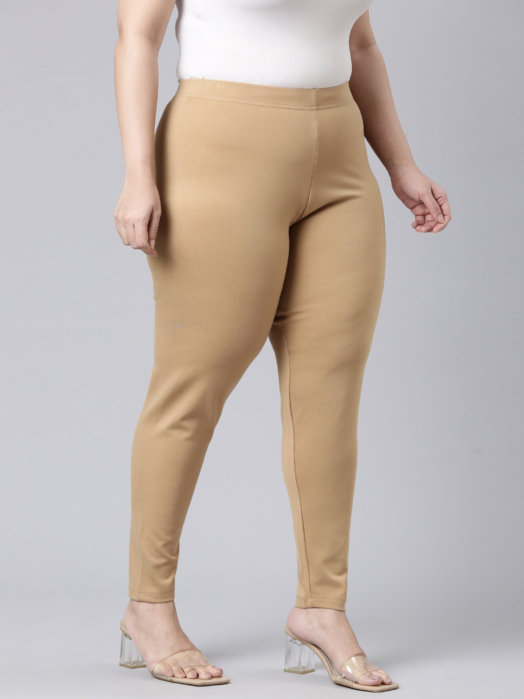Wheat Ponte Smart Fit Leggings
