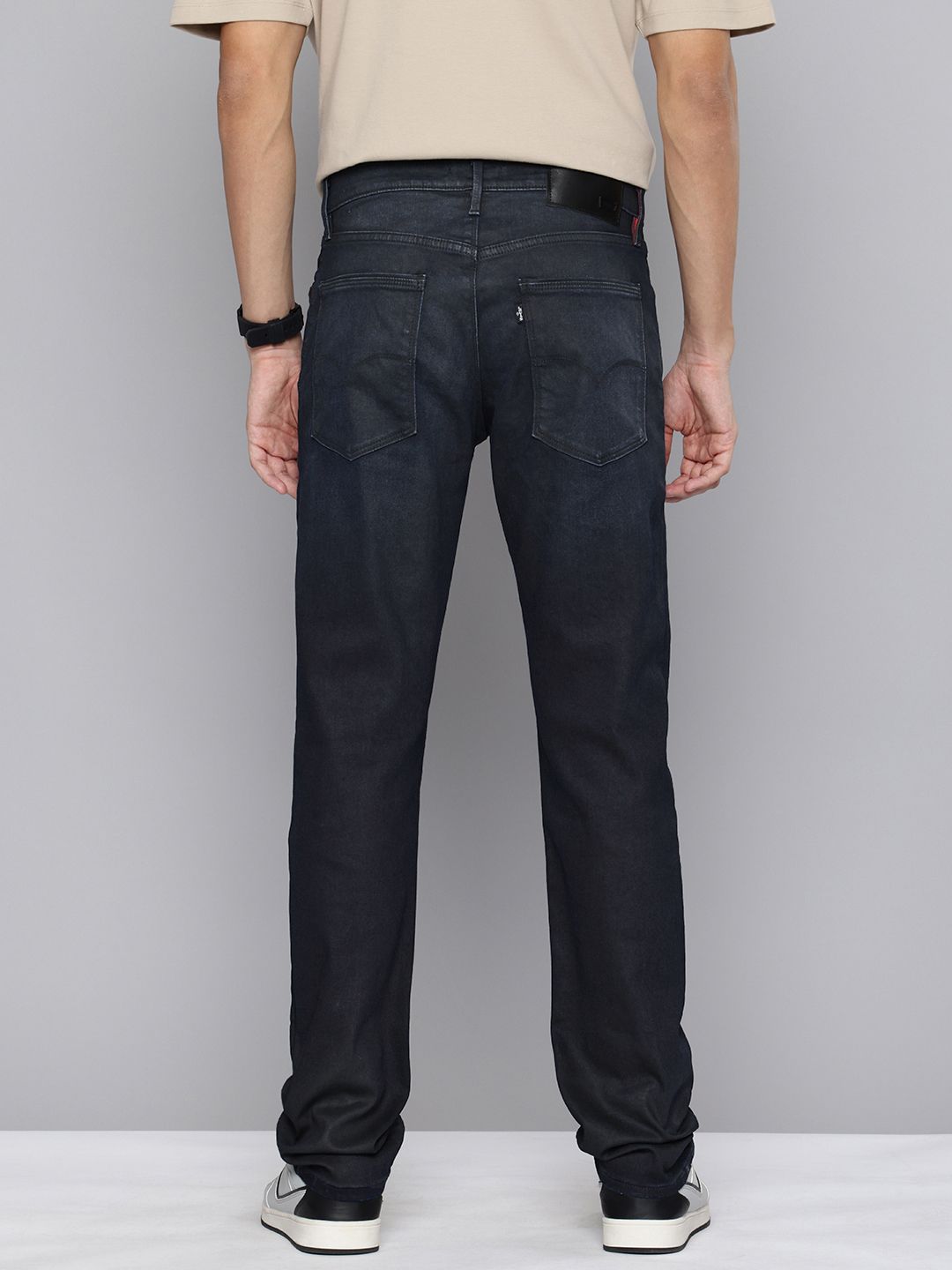 Men's 511 Navy Blue Slim Fit Mid Rise Jeans