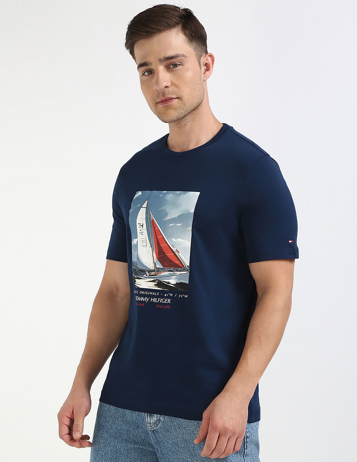 Tommy Hilfiger Printed Regular Fit T-Shirt