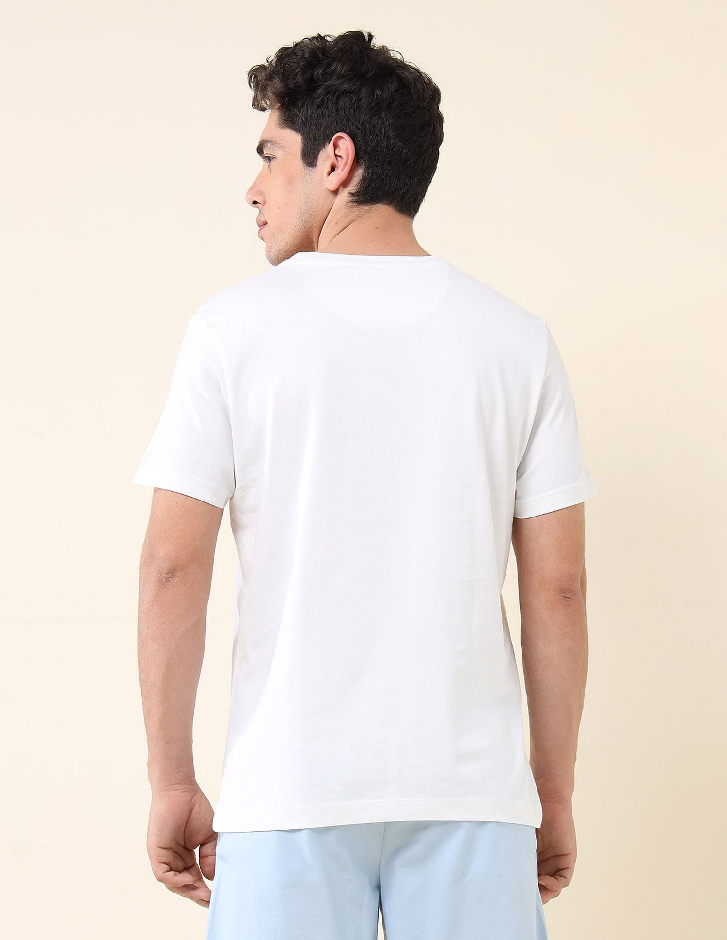Slim Fit Brand Printed T-Shirt
