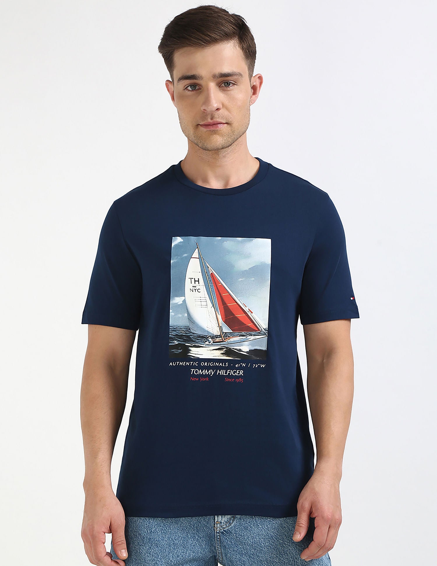 Tommy Hilfiger Printed Regular Fit T-Shirt