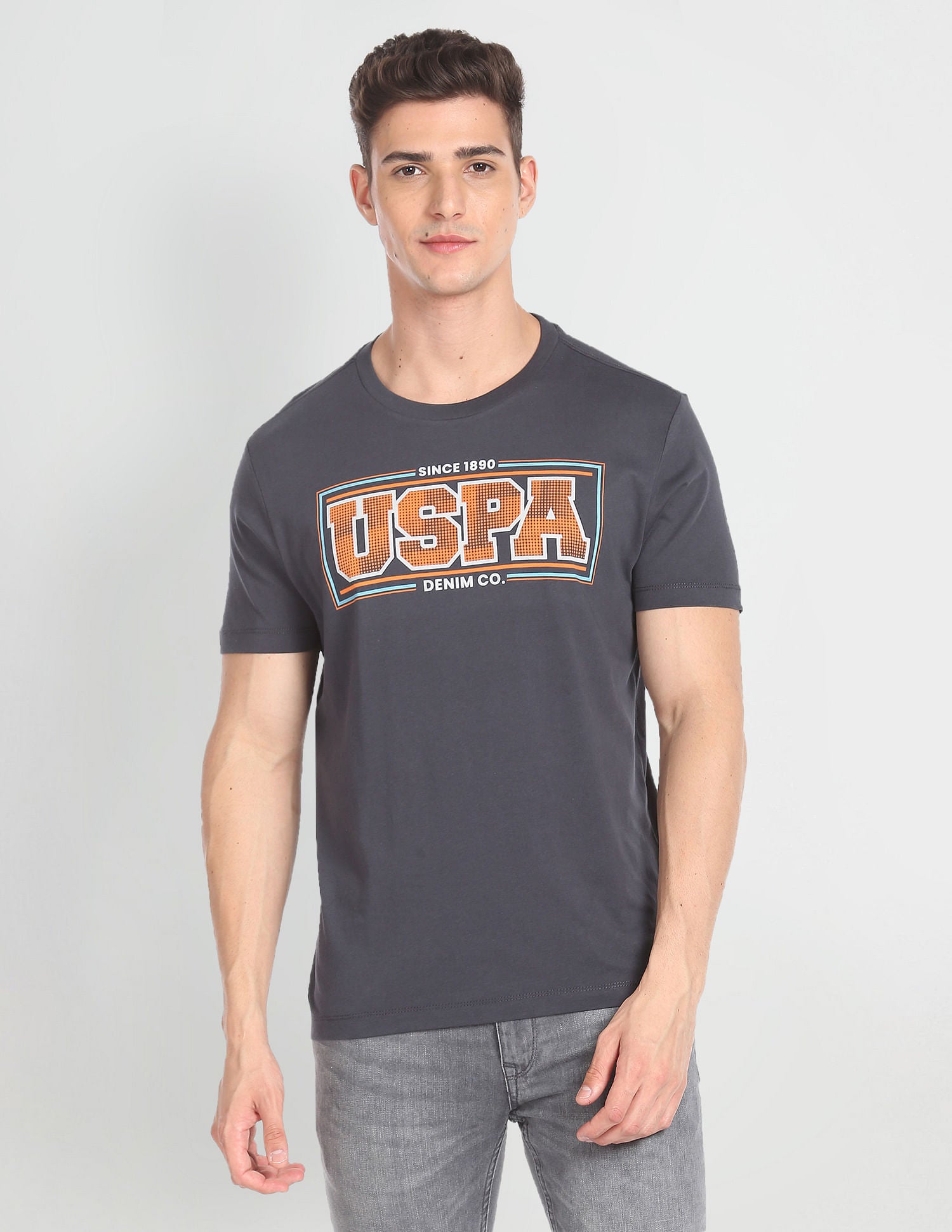 U.S. Polo Assn. Denim Co. Crew Neck Cotton T-Shirt