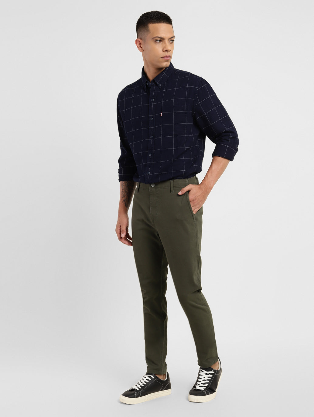 Men's Slim Tapered Fit Trousers