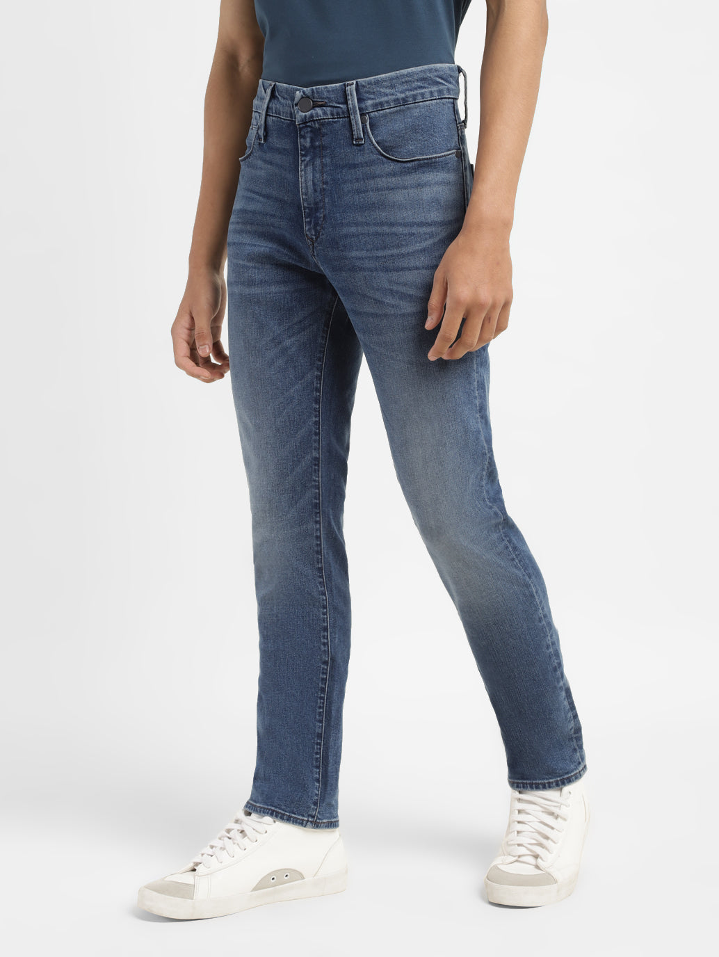 Men's 511 Blue Slim Fit Mid Rise Jeans