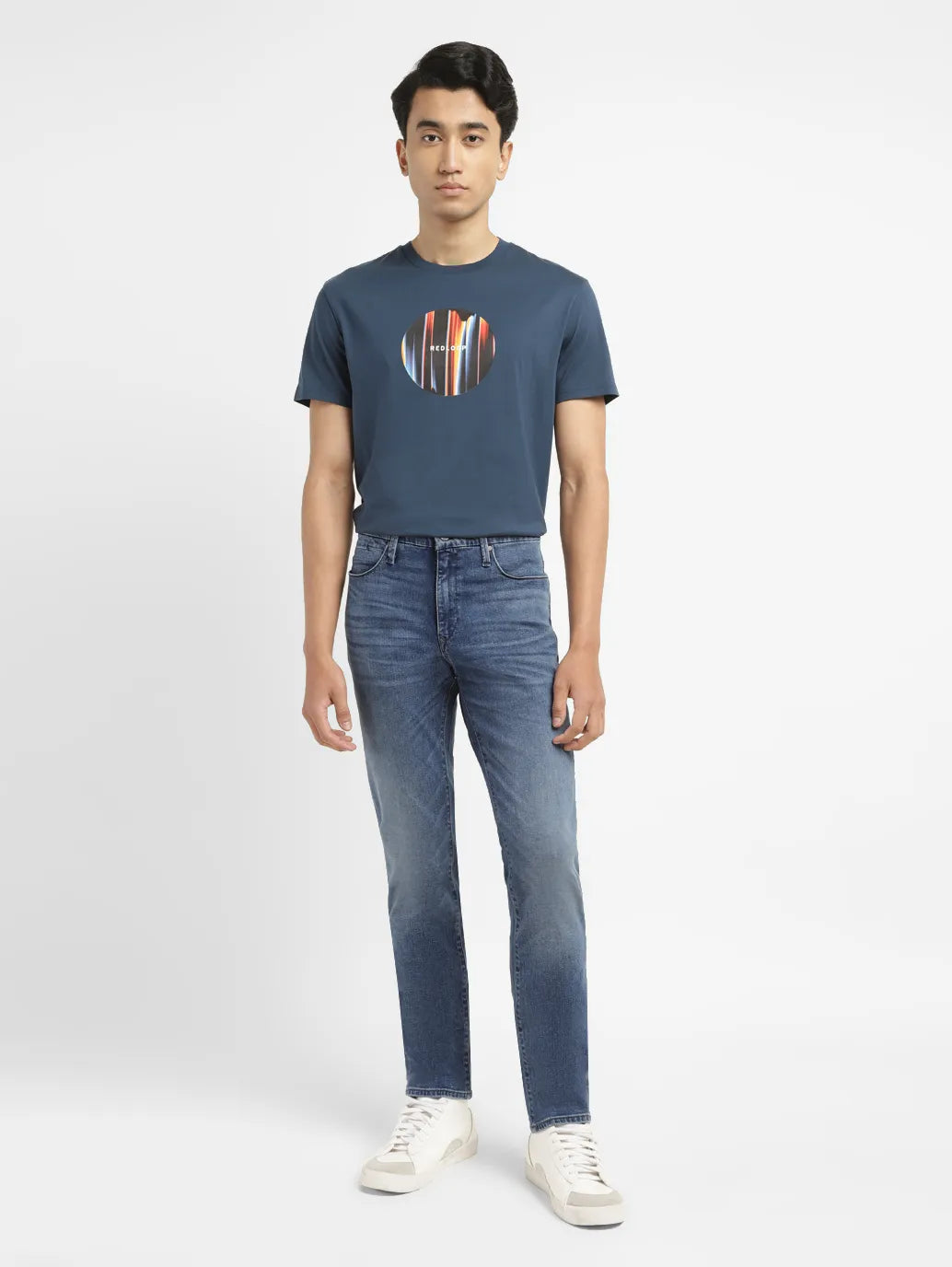 Men's 511 Blue Slim Fit Mid Rise Jeans