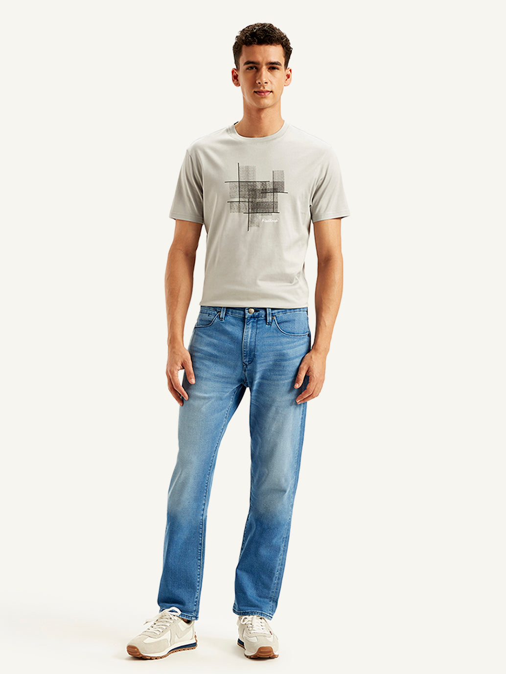 Men's 511 Blue Slim Fit Mid Rise Jeans