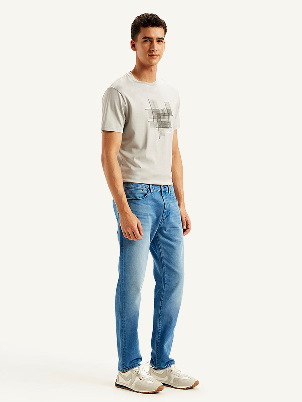 Men's 511 Blue Slim Fit Mid Rise Jeans