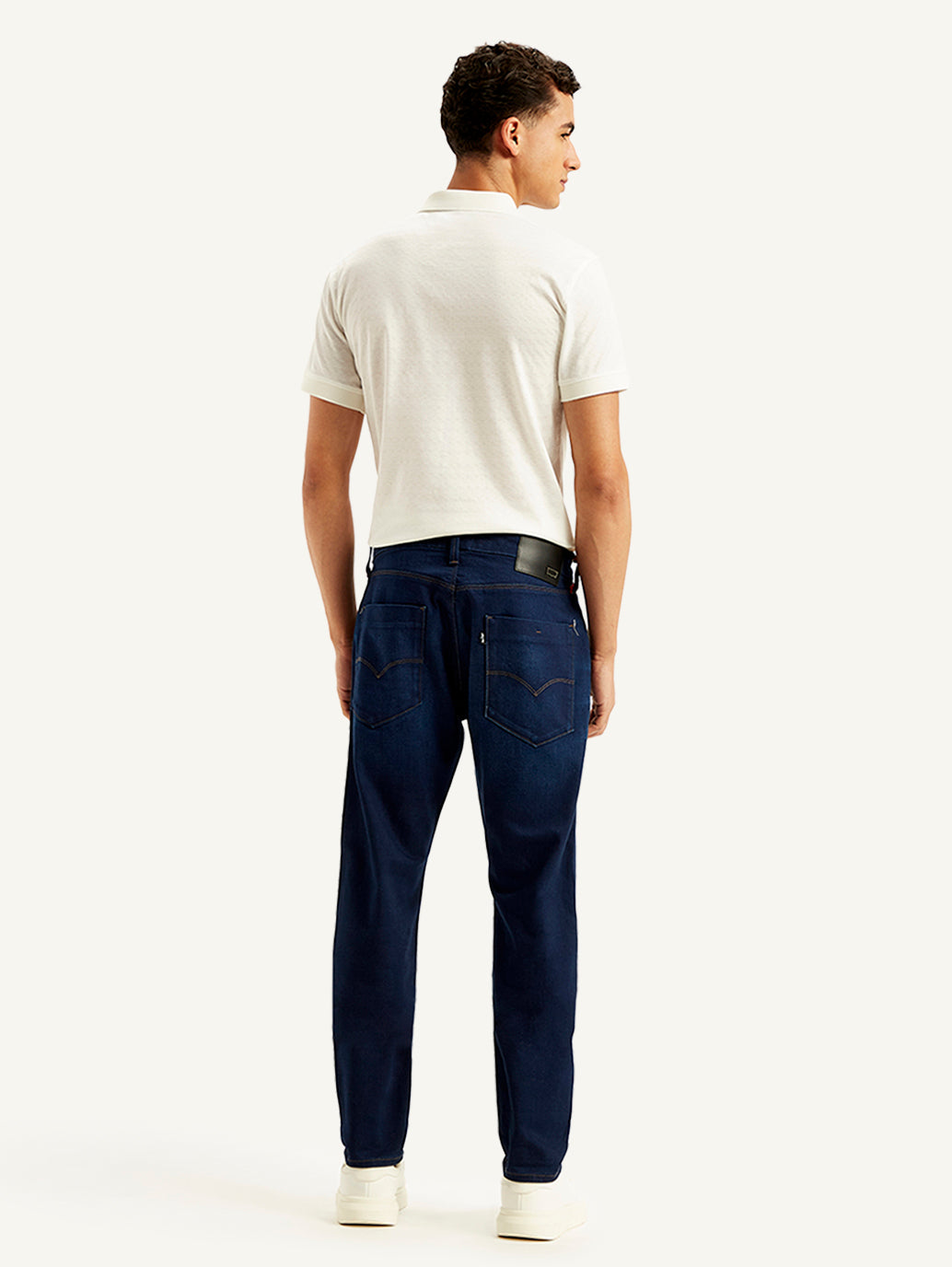 Men's 512 Navy Blue Slim Tapered Fit Mid Rise Jeans